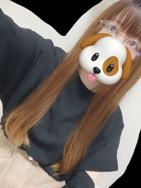 「PAGEBOY（ページボーイ）のWEB限定アイテム / 2WAYレイヤードロンT（Tシャツ/カットソー）」を使った、ぽんたそʕ•ﻌ•ʔさん（レディース・153cm）の秋コーディネート