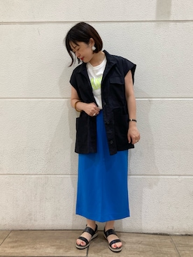 「アイテム（ピアス（両耳用））」を使った、yurioneさん（レディース・154cm・30代）の秋コーディネート
