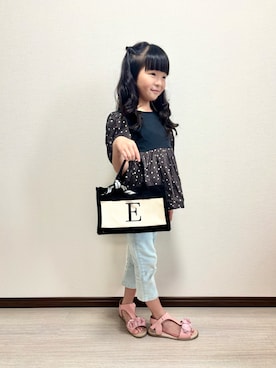 「アイテム（サンダル）」を使った、Re:さん（キッズ・120cm）の夏コーディネート