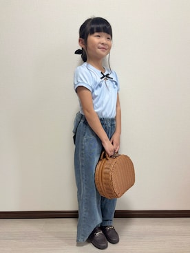 「アイテム（シューズ）」を使った、Re:さん（キッズ・120cm）の夏コーディネート