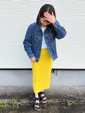 「Teva（テバ）のアイテム（シューズ）」を使った、mさん（レディース・150cm）の春コーディネート