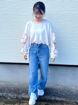 「FILA」｜mさん（レディース・150cm）の秋コーディネート