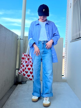 「ZARA（ザラ）のアイテム」を使った、mさん（レディース・150cm）の夏コーディネート