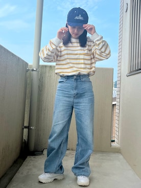 「FILA（フィラ）のアイテム」を使った、mさん（レディース・150cm）の秋コーディネート