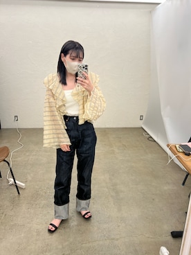 「モンローガール」｜わたなべちひろさん（レディース・157cm）の春コーディネート