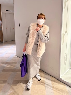 わたなべちひろさん（レディース・157cm）の冬コーディネート