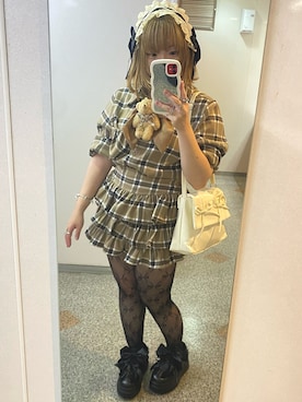 「アイテム（タイツ/ストッキング）」を使った、ひーちゃんさん（レディース・145cm）の秋コーディネート
