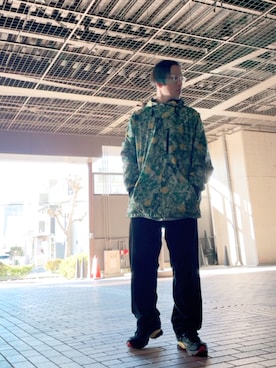 「アイテム（メガネ）」を使った、®️さん（メンズ・171cm）の秋コーディネート