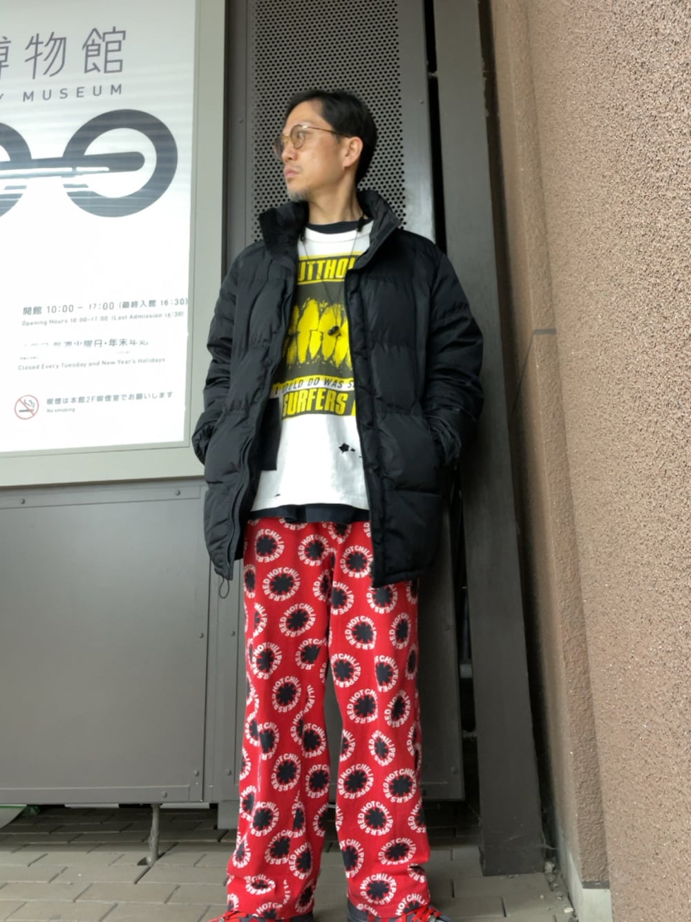 RED HOT CHILI PEPPERS ボンバージャケット Sサイズ Red Hot Chili Peppers 'EMBROIDERD SATIN OFFICIAL TOUR BOMBER