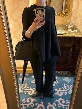 「COMME des GARCONS（コムデギャルソン）のアイテム」を使った、Nさん（レディース・162cm）の秋コーディネート