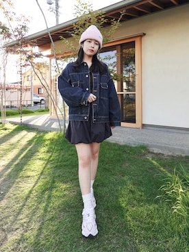 「アイテム（ピアス（両耳用））」を使った、あいりさん（レディース・157cm・20代）の秋コーディネート