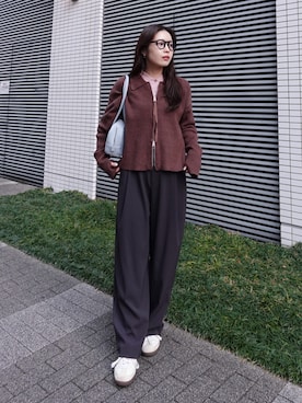 あいりさん（レディース・157cm）の冬コーディネート