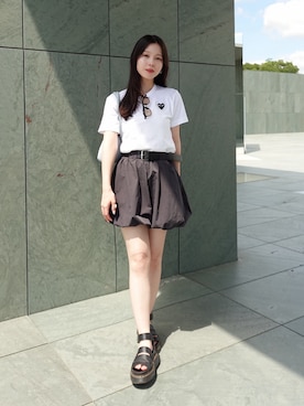 「アイテム（ピアス（両耳用））」を使った、あいりさん（レディース・157cm・20代）の夏コーディネート
