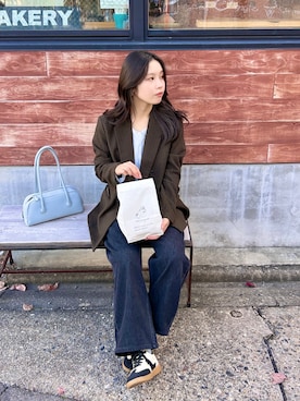 「アイテム（その他）」を使った、あいりさん（レディース・157cm）の秋コーディネート