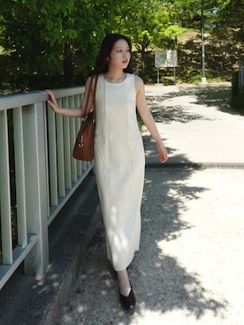 「welleg（ウェレッグ）のアイテム」を使った、あいりさん（レディース・157cm）の春コーディネート