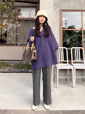 あいりさん(レディース・157cm)の冬コーディネート