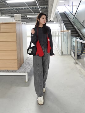 「アイテム（ピアス（両耳用））」を使った、あいりさん（レディース・157cm・20代）の冬コーディネート