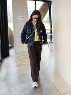 あいりさん（レディース・157cm）の春コーディネート