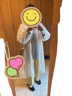 「Alphabets alphabet（アルファベッツアルファベット）のアイテム」を使った、ゆきぽんさん（レディース・162cm）の春コーディネート