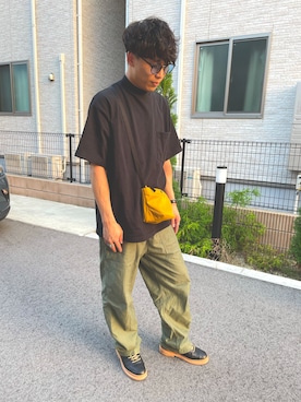 「CIAOPANIC（チャオパニック）のアイテム（サングラス、ブラック系）」を使った、shotaさん（メンズ・178cm）の夏コーディネート