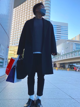 櫻井建将さん(メンズ・174cm)の冬コーディネート