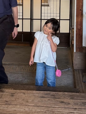 「アイテム（パンツ）」を使った、MARITACOさん（キッズ・100cm）の秋コーディネート