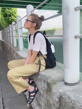 「アイテム（チノパンツ）」を使った、kayoさん（レディース・164cm）の夏コーディネート