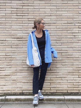 「CANAL JEAN（キャナルジーン）のアイテム（ボストンバッグ）」を使った、kayoさん（レディース・164cm）の夏コーディネート