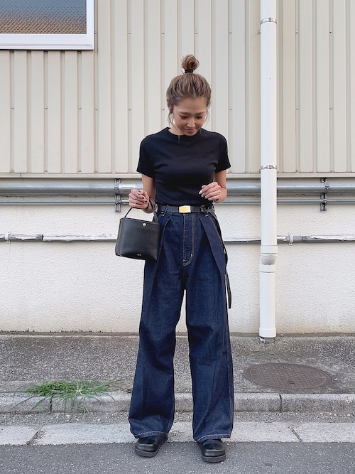 CANAL JEAN（キャナルジーン）の「arc デニムタックパンツ