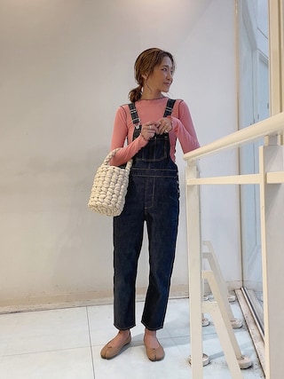CANAL JEAN×arc×YA-YAテーパード オーバーオールサロペット arc（アーク）の「arc×YA-YA テーパードオーバーオール/ONEWASH