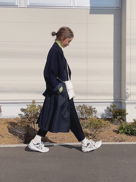 「アイテム（トレンチコート）」を使った、kayoさん（レディース・164cm）の秋コーディネート