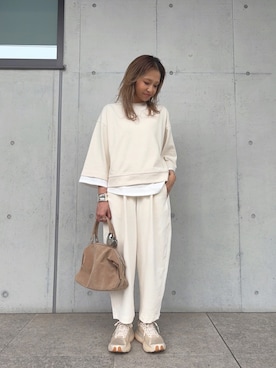 「ZARA（ザラ）のアイテム」を使った、kayoさん（レディース・164cm）の春コーディネート