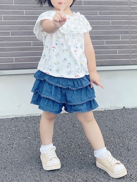 「アイテム（その他トップス）」を使った、haruさん（レディース・154cm）の夏コーディネート