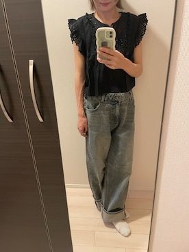 「アイテム（タンクトップ）」を使った、haruさん（レディース・154cm）の夏コーディネート