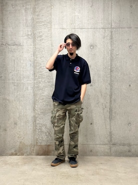 「TOPGUN」｜伊藤英俊さん（メンズ・179cm）の夏コーディネート