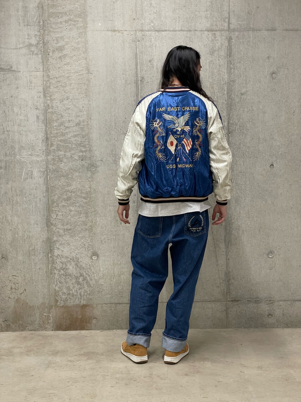 伊藤英俊｜AVIREXのスカジャンを使ったコーディネート - WEAR 