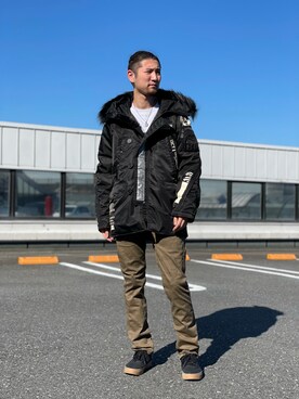 伊藤英俊さん（メンズ・179cm）の冬コーディネート