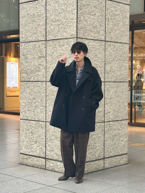 セール】new basic DOUBLE BREAST HALF COAT（ピーコート）｜URBAN
