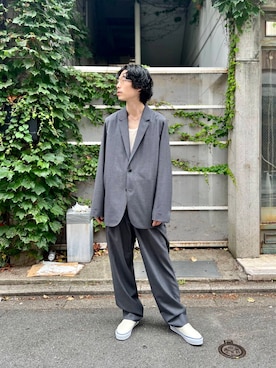 「アイテム（その他アウター）」を使った、ノリ　カワハラさん（メンズ・178cm）の夏コーディネート