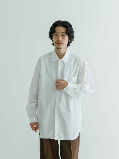 ATON SUVIN BROAD WASHED SHIRTS（シャツ/ブラウス）｜ATON（エイトン