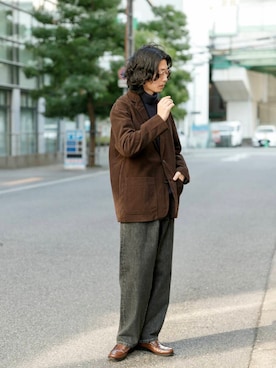 ノリ　カワハラさん（メンズ・178cm）の秋コーディネート