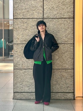 ノリ　カワハラさん（メンズ・178cm）の冬コーディネート