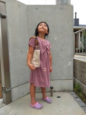 「COOLなこのコが仲間入り」｜「アイテム（スリッポン）」を使った、みっとさん（キッズ・110cm）の夏コーディネート
