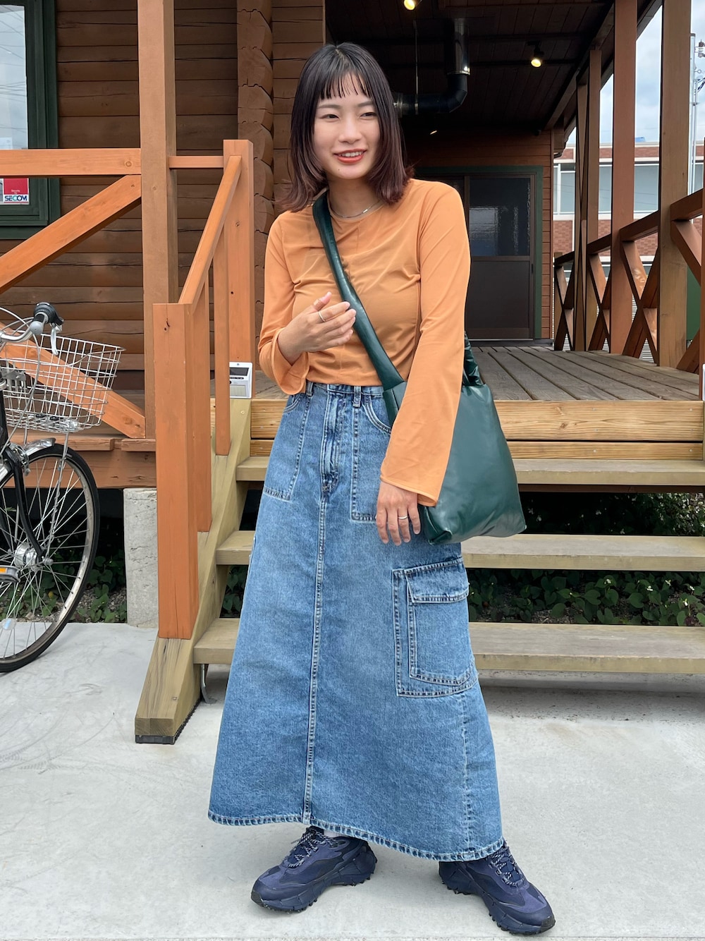 未使用 Mame Kurogouchhi エンブロイダリーデニムスカート