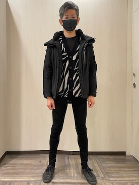 「God of Roses」｜代表さん（メンズ・180cm）の冬コーディネート