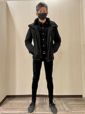 「God of Roses」｜代表さん（メンズ・180cm）の冬コーディネート