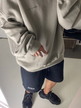 中古・古着通販】BALENCIAGA (バレンシアガ) ロゴスウェット