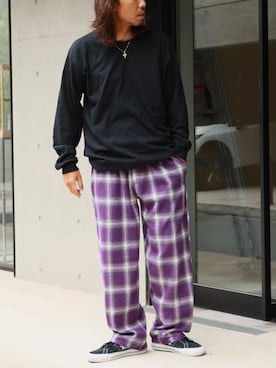 「アイテム（スニーカー）」を使った、naotoさん（メンズ・172cm・40代）の夏コーディネート
