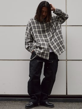 「Carhartt(カーハート)のアイテム」を使った、naotoさん(メンズ・171cm)の秋コーディネート