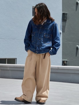 「Levi's（リーバイス）のアイテム（ジャケット/アウター）」を使った、naotoさん（メンズ・171cm）の秋コーディネート